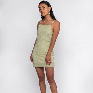 Paloma Wool Green Mini Dress